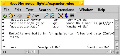 Editing Expander's Rules