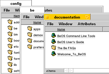 Setting Up the Be Menu Docs Folder